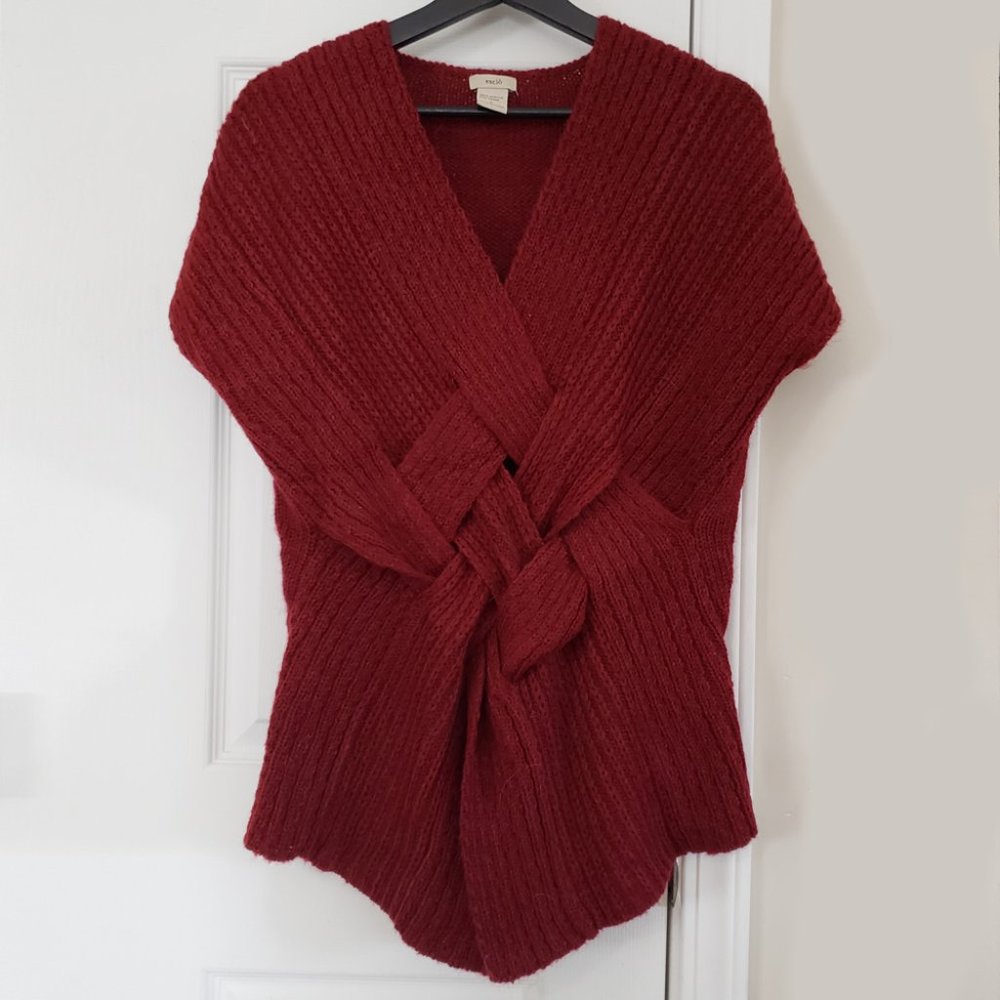 Dark Red Pullover Sweater